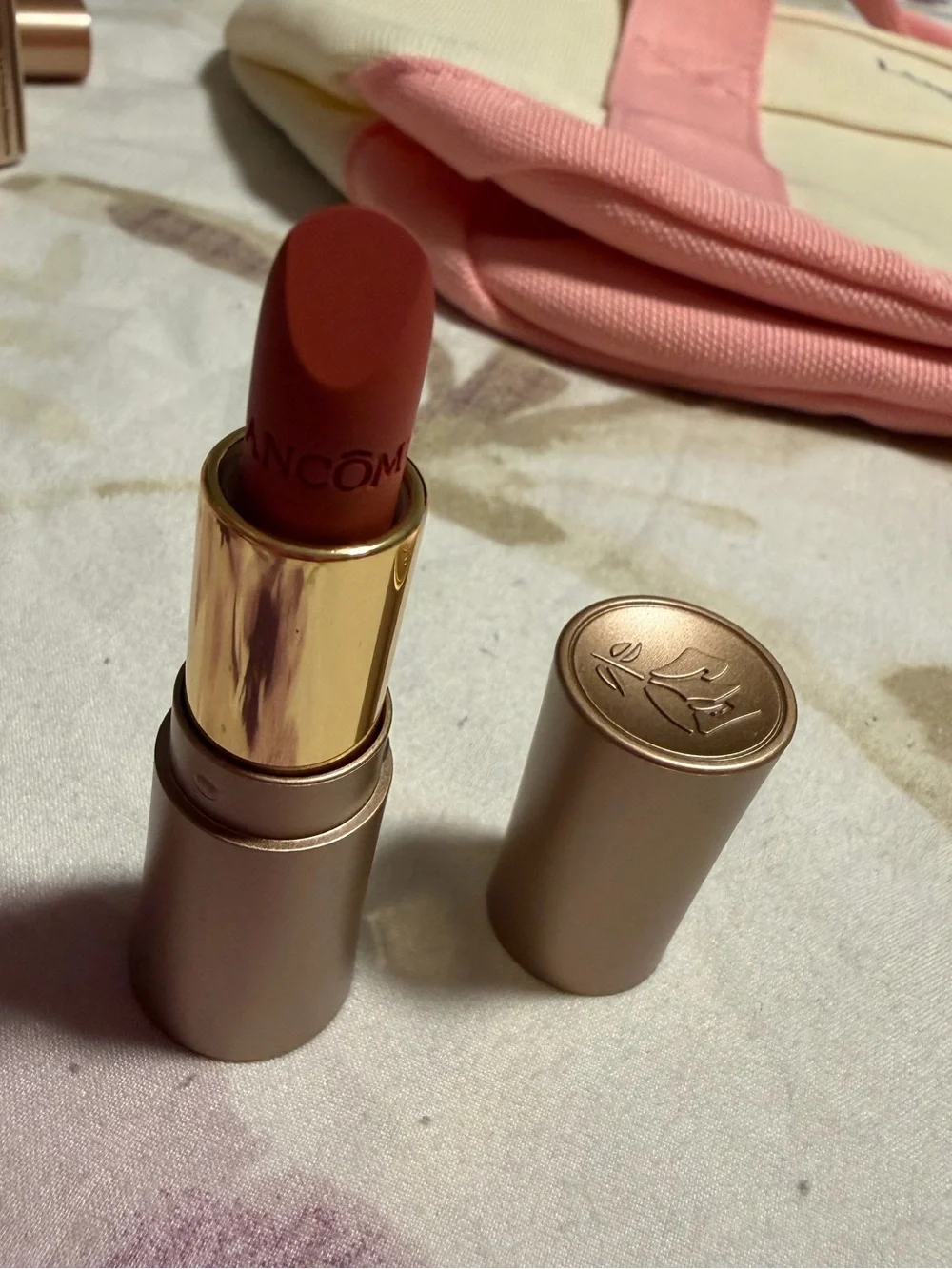 NEw Lancôme mini Creamy Matte Lipstick — French tea 274